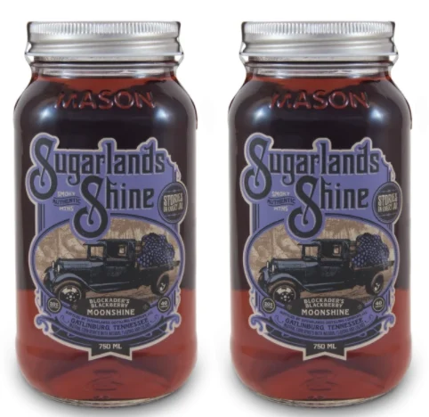 Sugarlands Shine | Blockader's Blackberry Moonshine (2) Bottle Bundle - Luz de la luna