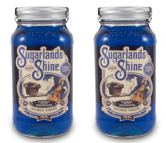 Sugarlands Shine | Blueberry Muffin Moonshine (2) Bottle Bundle - Luz de la luna