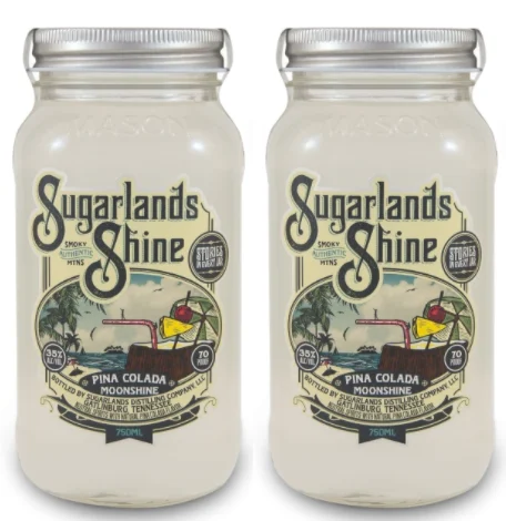 Sugarlands Shine | Pina Colada Moonshine (2) Bottle Bundle - Luz de la luna