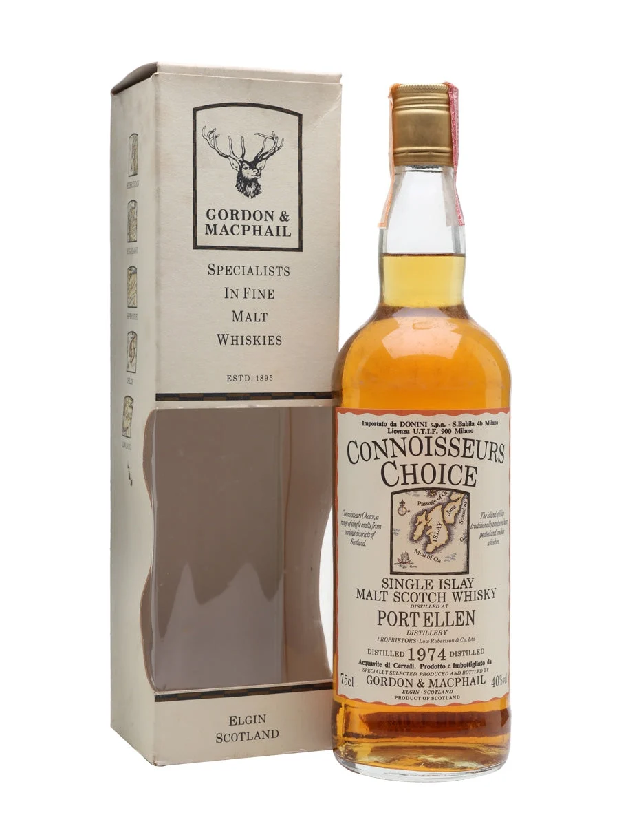 Port Ellen 1974 Connoisseurs Choice Islay Single Malt Scotch Whisky | 700ML - Whiskey