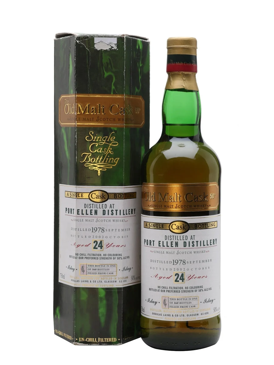 Port Ellen 1978 24 Year Old Old Malt Cask Islay Single Malt Scotch Whisky | 700ML - Whiskey