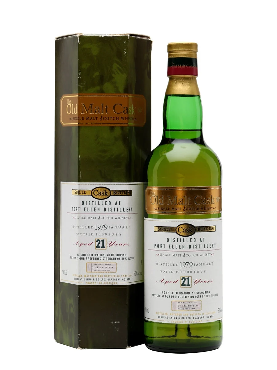 Port Ellen 1979 21 Year Old Old Malt Cask Islay Single Malt Scotch Whisky | 700ML - Whiskey