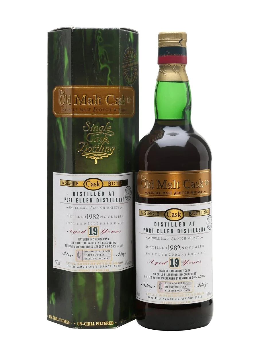Port Ellen 1982 19 Year Old Sherry Cask Old Malt Cask Islay Single Malt Scotch Whisky | 700ML - Whiskey