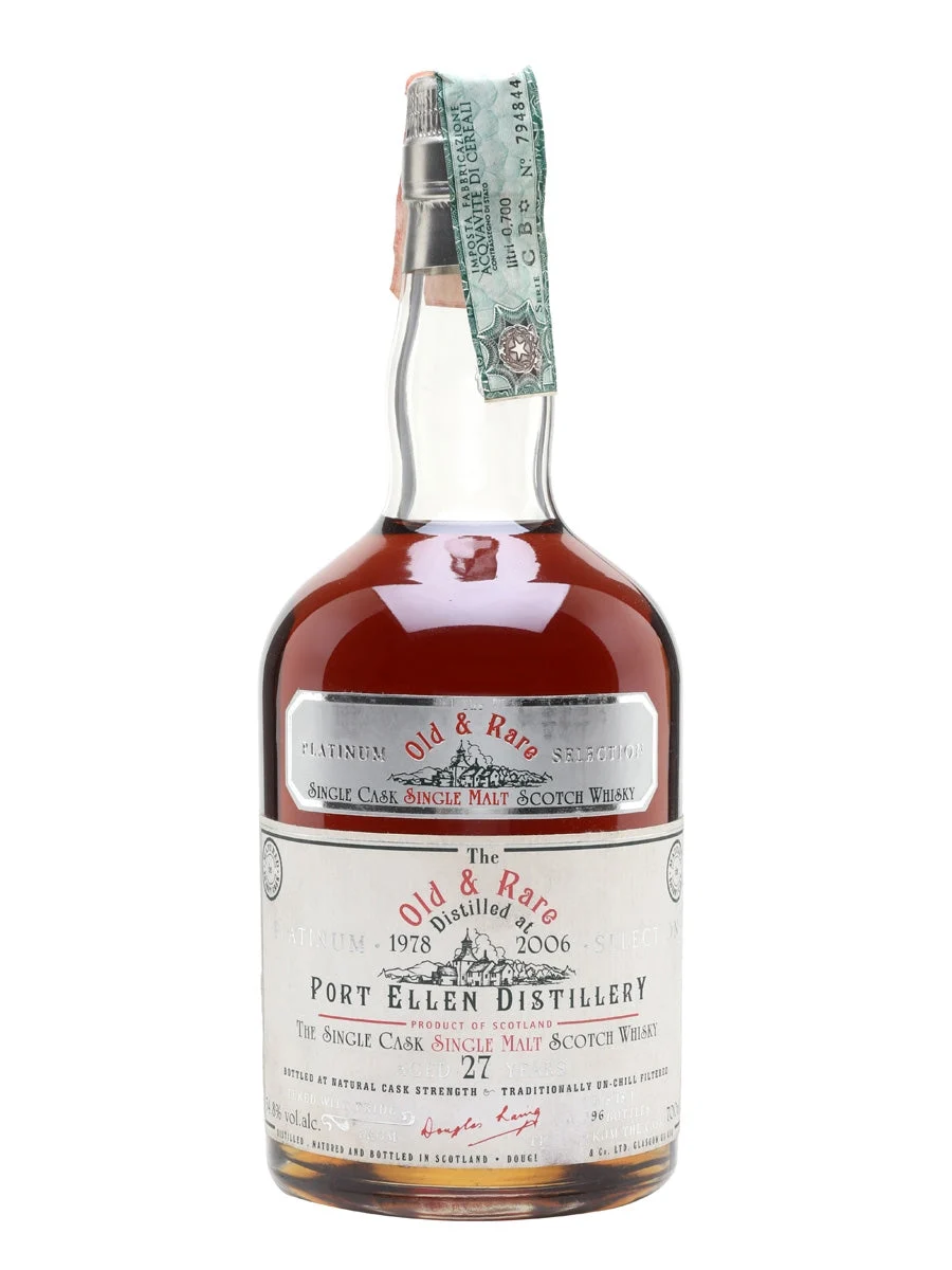 Port Ellen 1978 27 Year Old Sherry Cask Old & Rare Islay Single Malt Scotch Whisky | 700ML - Whiskey