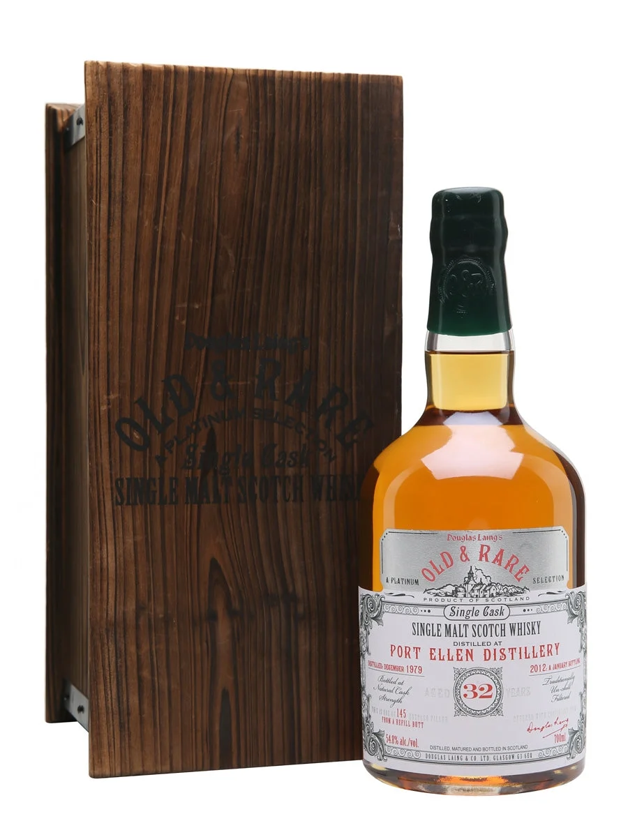 Port Ellen 1979 32 Year Old Old & Rare Platinum Islay Single Malt Scotch Whisky | 700ML - Whiskey