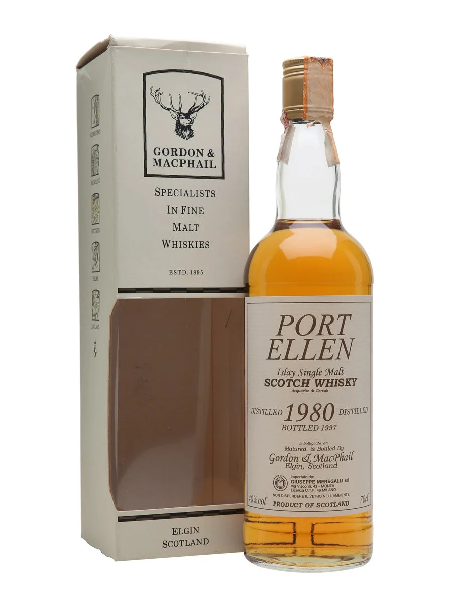 Port Ellen 1980 Bot.1997 Gordon & MacphailIslay Single Malt Scotch Whisky | 700ML - Whiskey