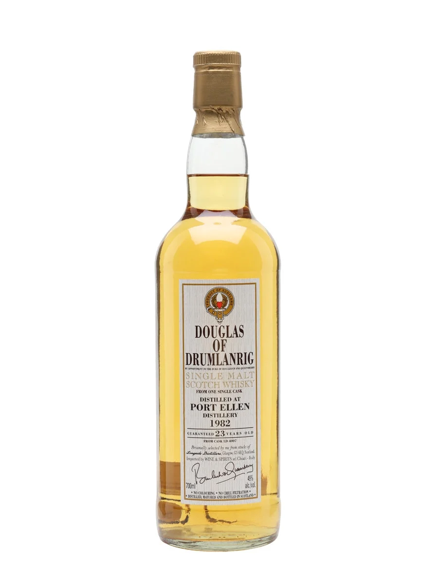 Port Ellen 1982 23 Year Old Douglas Of Drumlanrig Islay Single Malt Scotch Whisky | 700ML - Whiskey