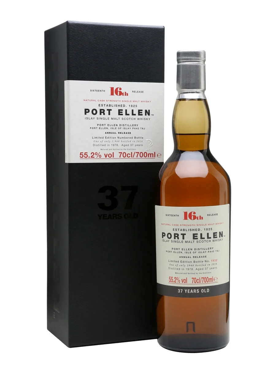 Port Ellen 1978 37 Year Old 16th Release (2016) Islay Single Malt Scotch Whisky | 700ML - Whiskey