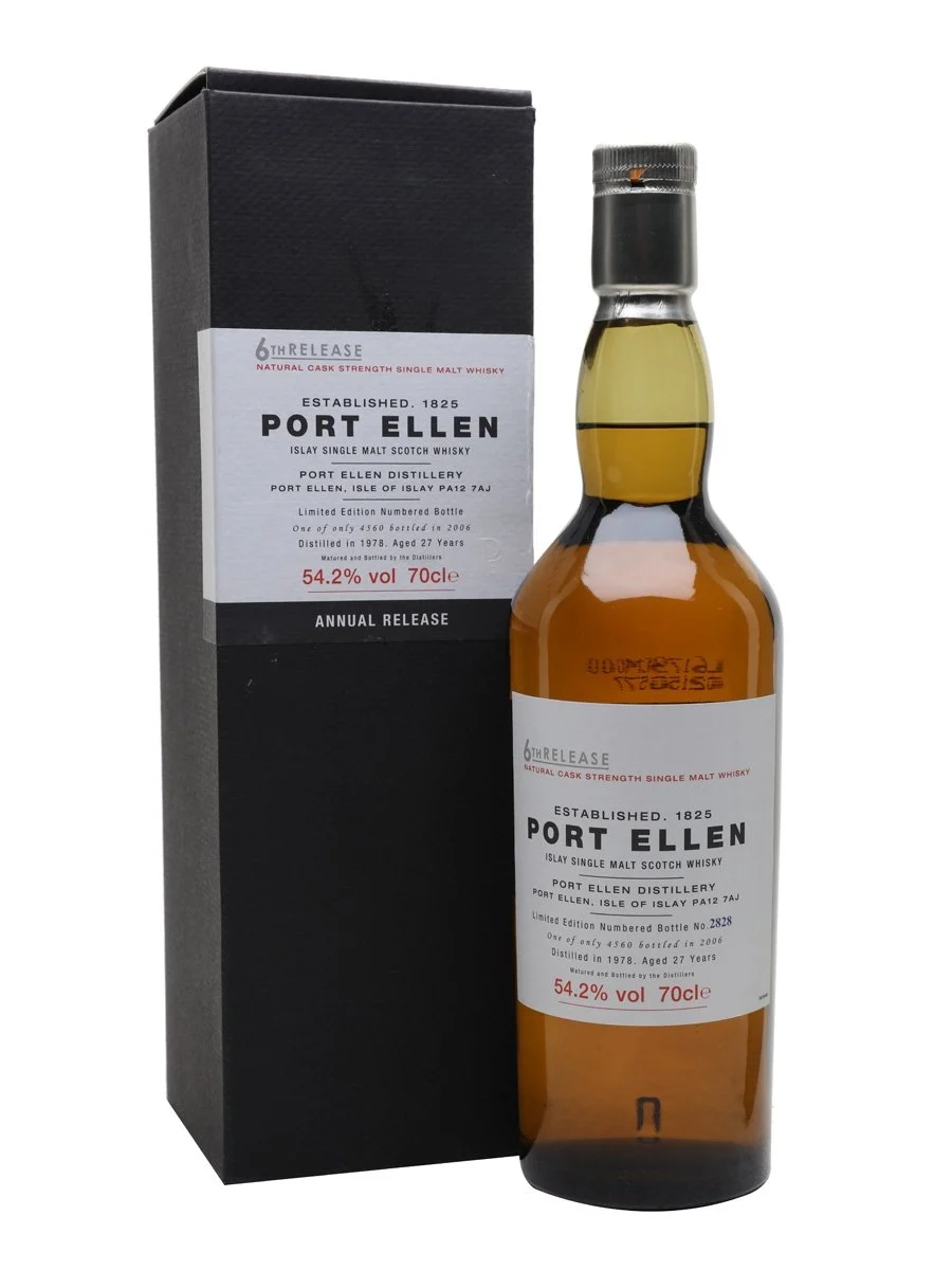 Port Ellen 1978 27 Year Old 6th Release (2006) Islay Single Malt Scotch Whisky | 700ML - Whiskey