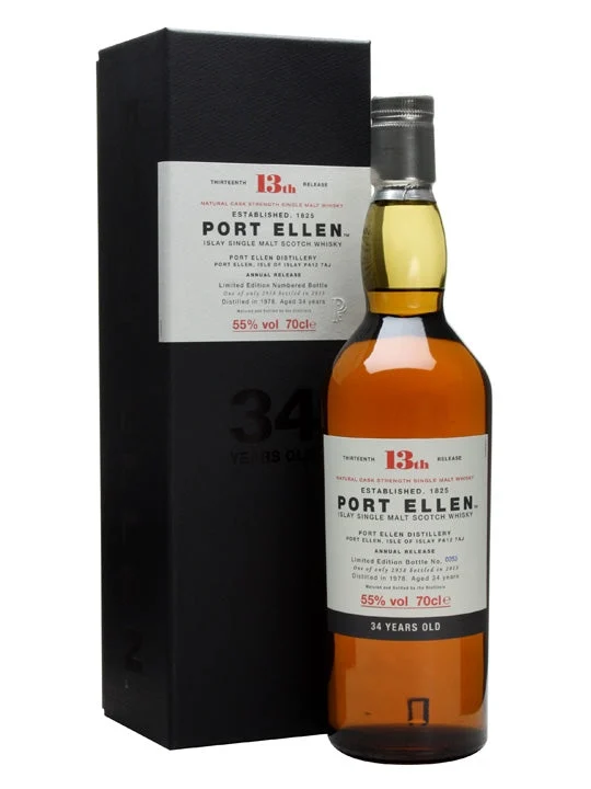 Port Ellen 1978 34 Year Old 13th Release (2013) Islay Single Malt Scotch Whisky | 700ML - Whiskey