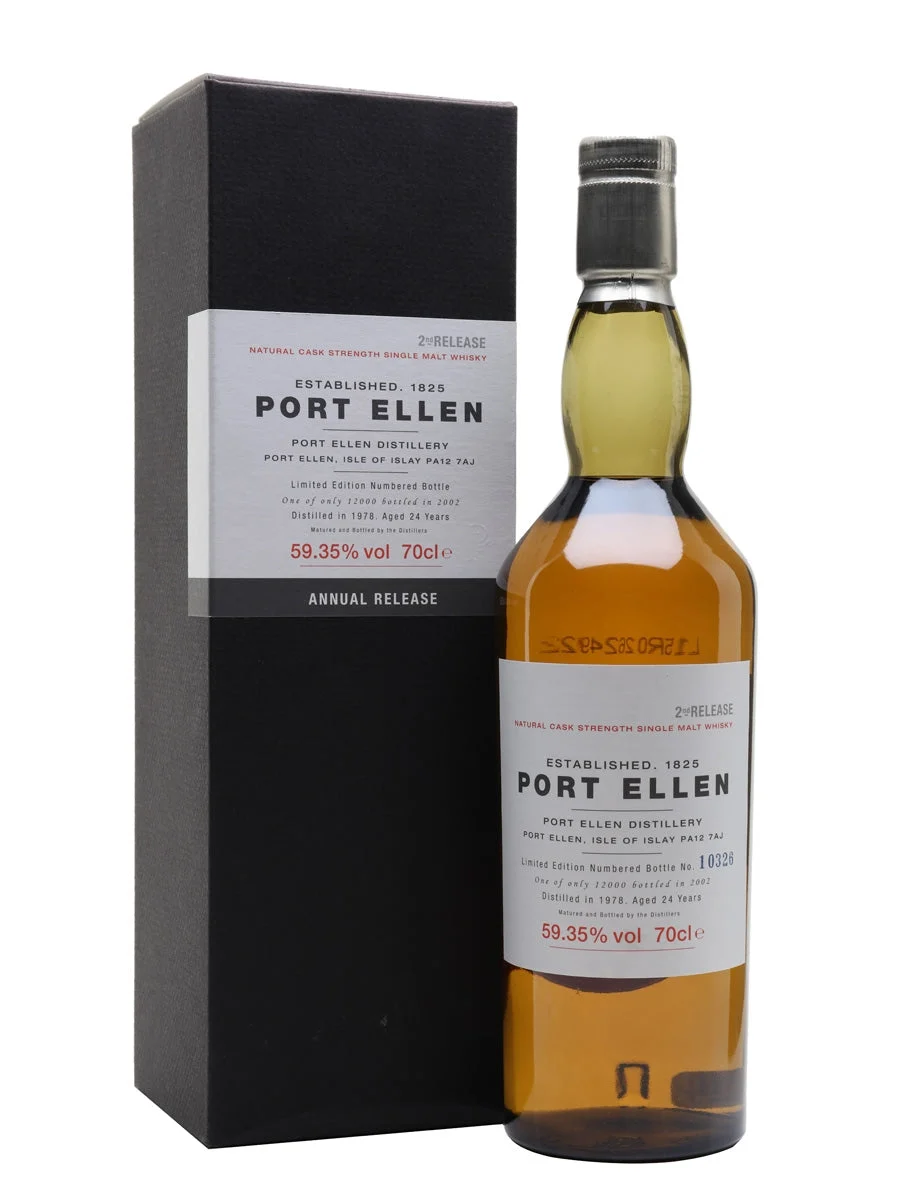 Port Ellen 1978, 24 años, segundo lanzamiento (2002) Whisky escocés de malta única Islay | 700ML