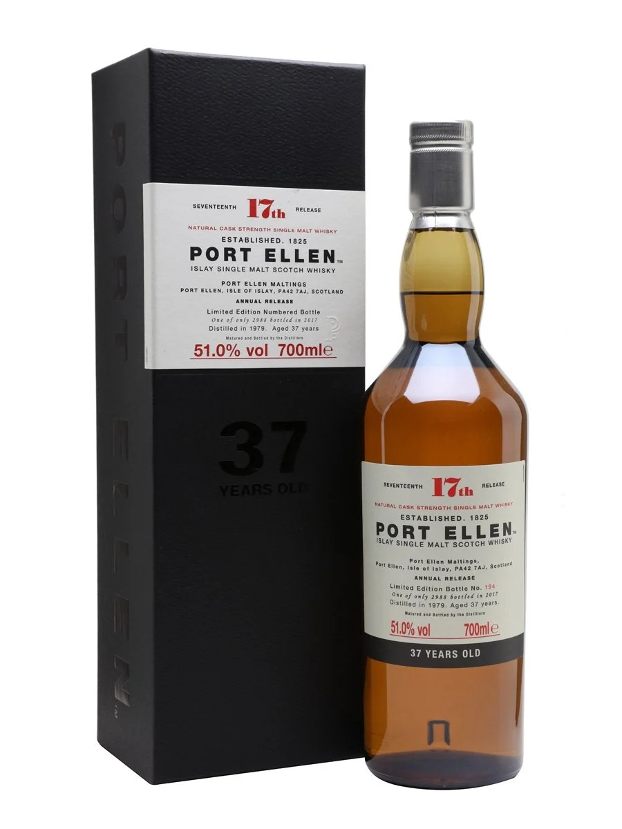 Port Ellen 1979 37 Year Old 17th Release Special Releases 2017 Islay Single Malt Scotch Whisky | 700ML - Whiskey