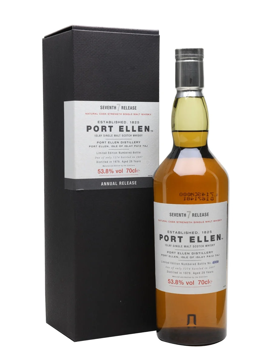 Port Ellen 1979 28 Year Old 7th Release (2007) Islay Single Malt Scotch Whisky | 700ML - Whiskey