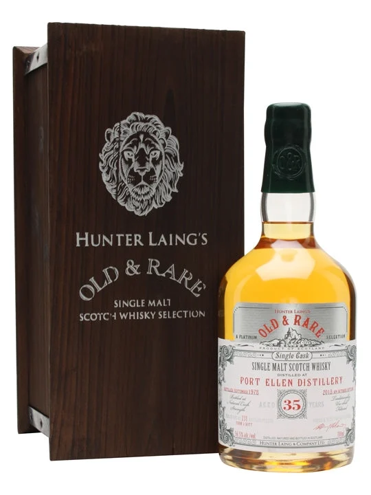 Port Ellen 1978 35 Year Old Sherry Butt Old & Rare Islay Single Malt Scotch Whisky - Whiskey