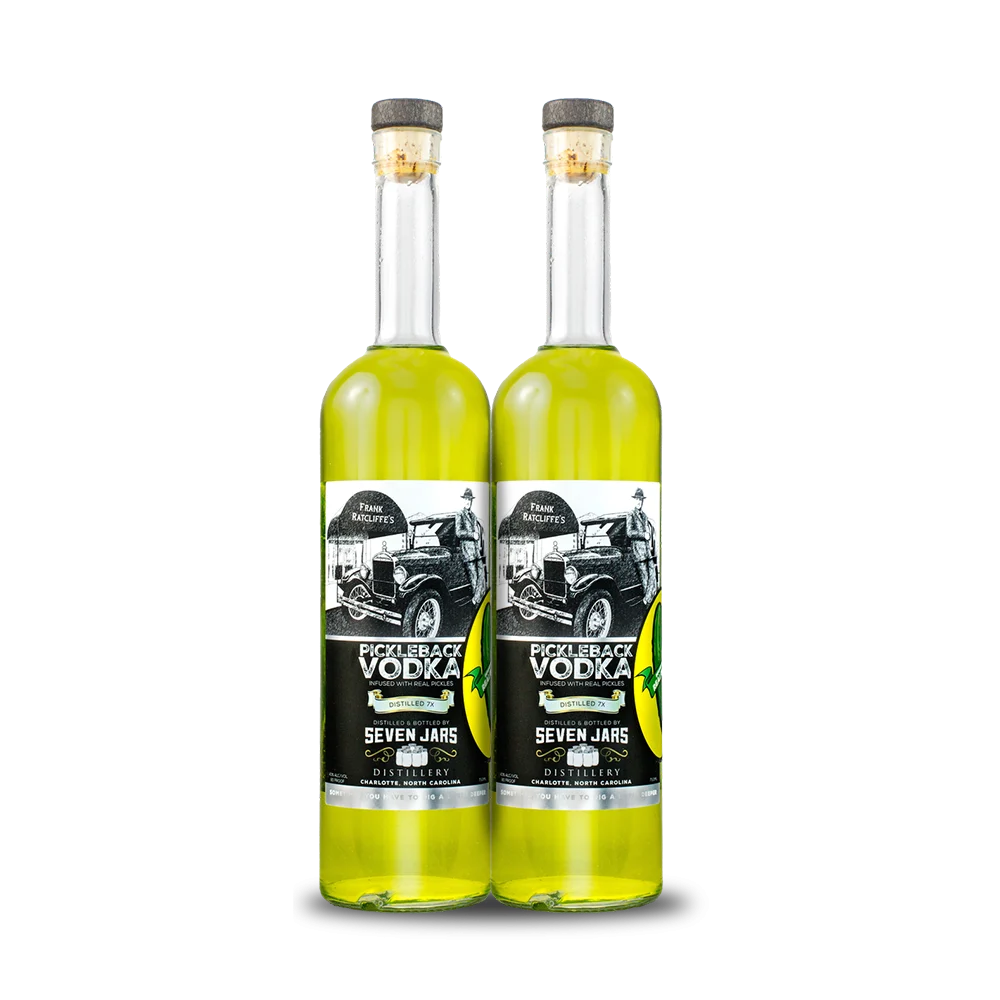 Seven Jars Pickleback Vodka (2) Bottle Bundle