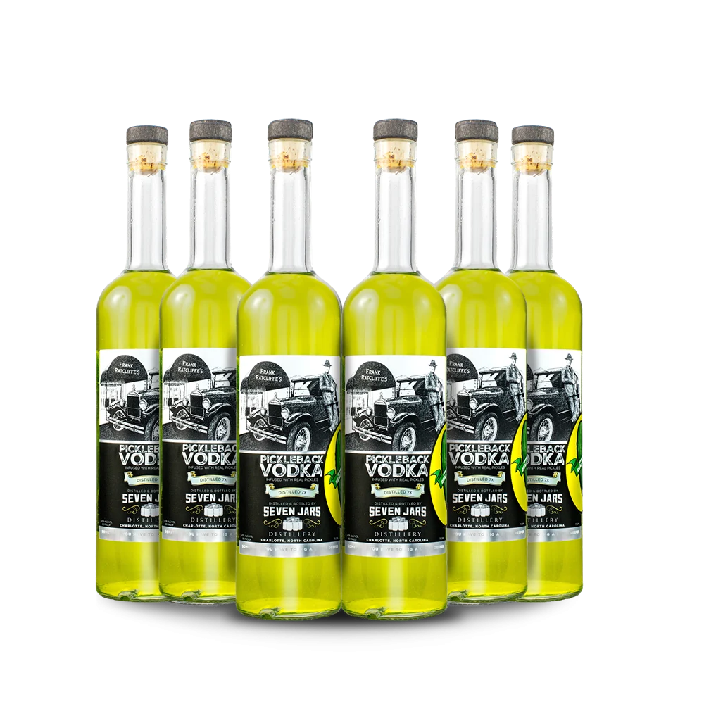 Seven Jars Pickleback Vodka (6) Bottle Bundle
