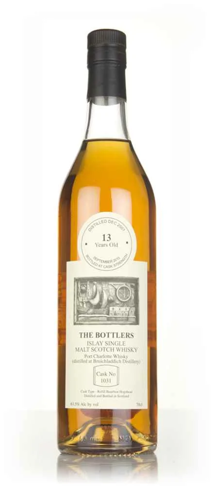Port Charlotte 13 años 2001 (barrica 1031) - Whisky escocés The Bottlers | 700ML