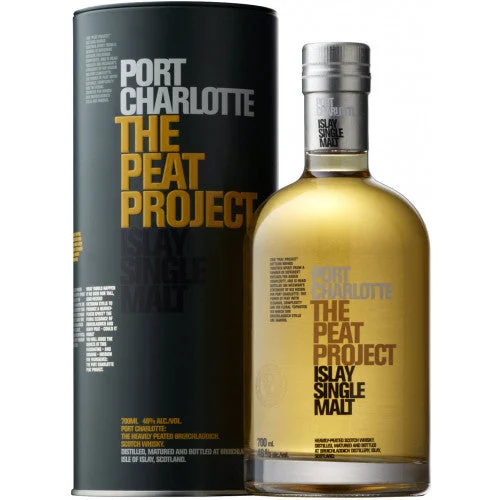 Bruichladdich Port Charlotte The Peat Project Islay Single Malt Scotch Whisky - Whiskey