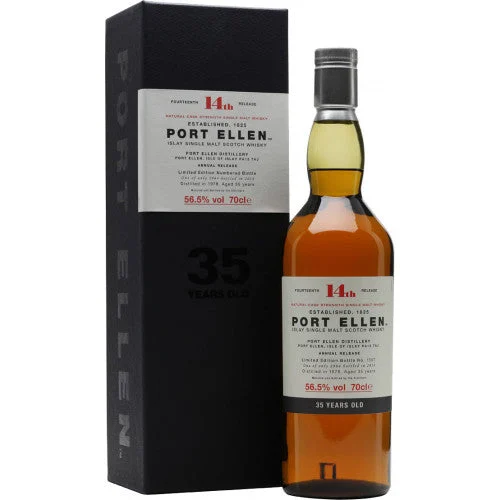 Port Ellen 14th Release 35 Year Old Single Malt Scotch Whisky - Whiskey