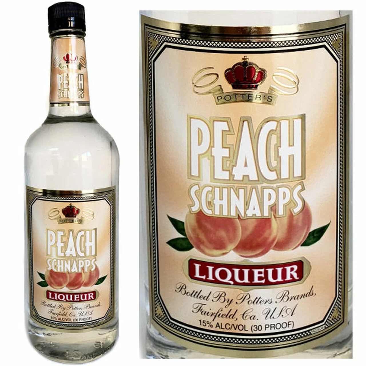 Potter's Peach Schnapps Liqueur | 1L