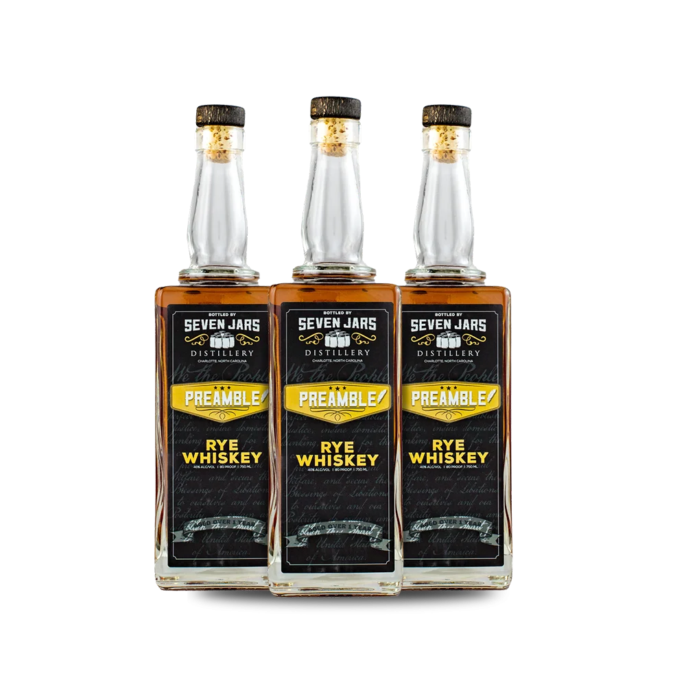 Seven Jars Rye Whiskey (3) Bottle Bundle