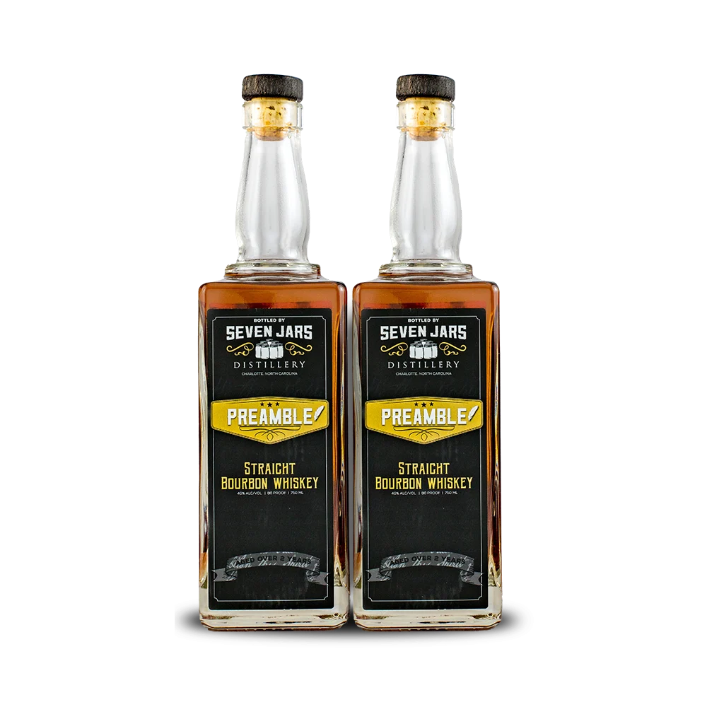 Seven Jars Preamble Straight Bourbon Whiskey (2) Bottle Bundle