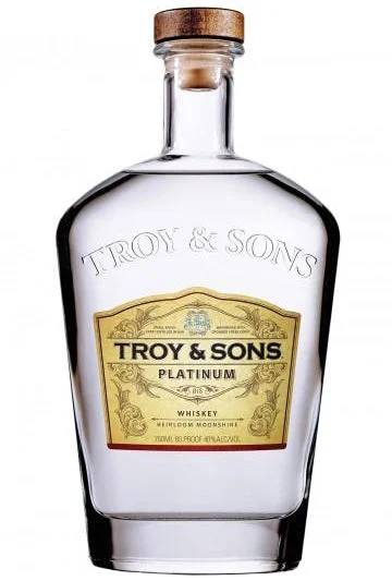 Troy & Sons Platinum Moonshine Whiskey