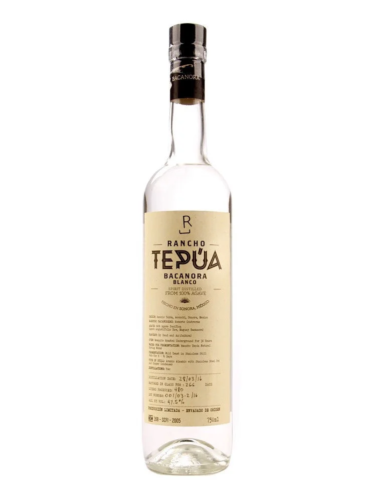 Rancho Tepúa Bacanora Blanco Tequila