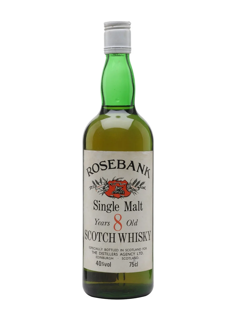 Rosebank 8 Year Old Bot.1980s Lowland Single Malt Scotch Whisky - Whiskey