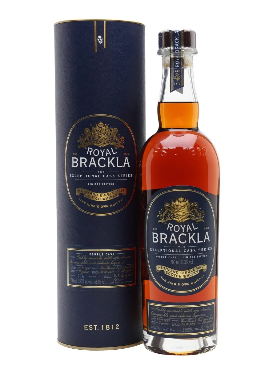 Royal Brackla 20 Year Old French Wine Double Cask Highland Single Malt Scotch Whisky | 700ML - Whiskey