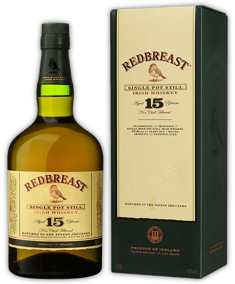 Redbreast 15 Year Old Single Pot Still Irish Whisky - Whiskey