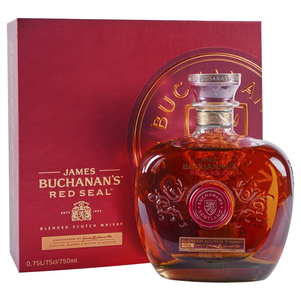 Buchanan's Red Seal Double Aged 21 Year Old Blended Scotch Whisky - Whiskey
