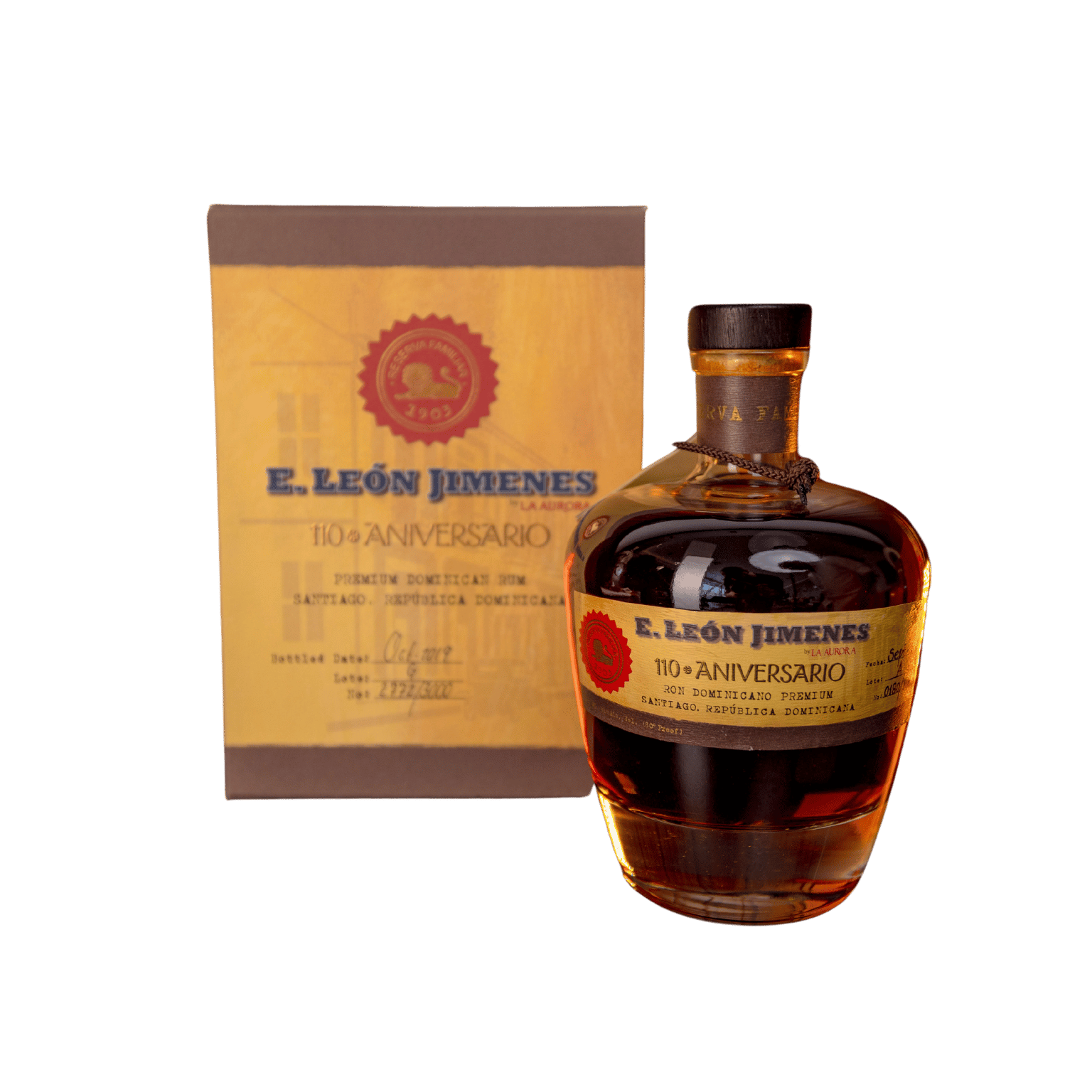 Ron E. León Jimenes 110 Aniversario: Un Siglo de Maestría en 70 cl - BoGusto