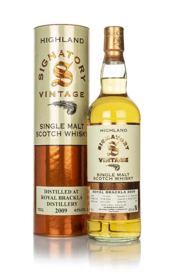 Royal Brackla 12 Year Old 2009 (casks 307025 & 307027) - Signatory Whisky | 700ML