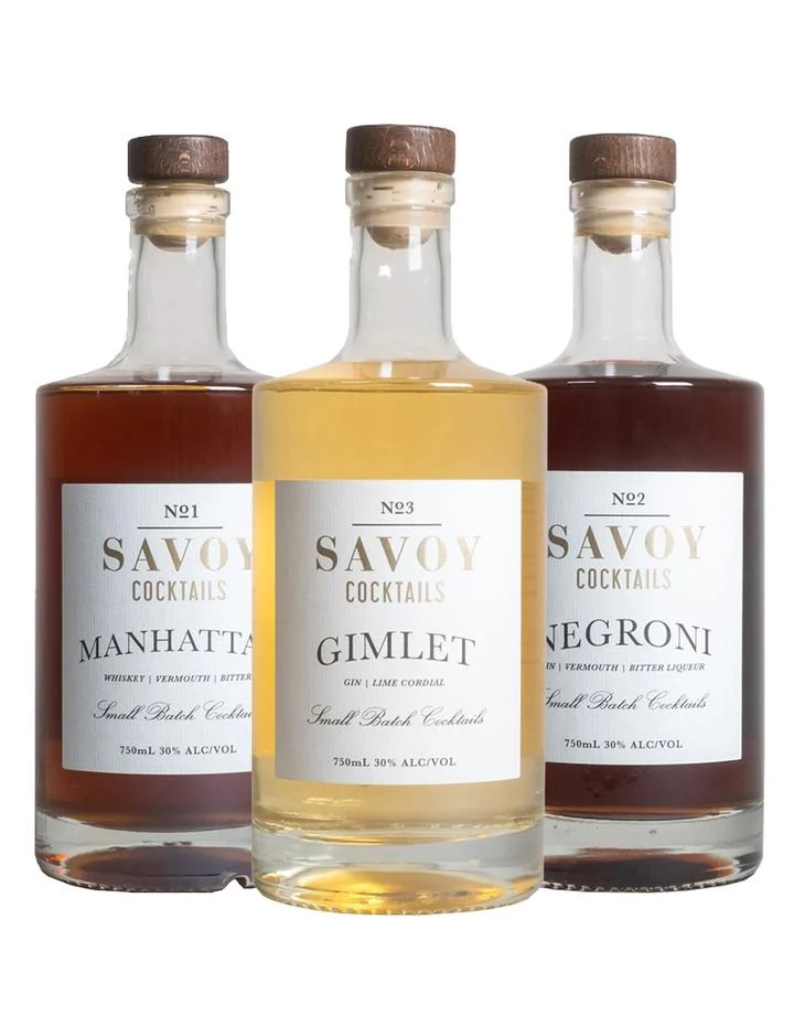 Savoy Cocktails (3 Bottles) Liqueur - Licor