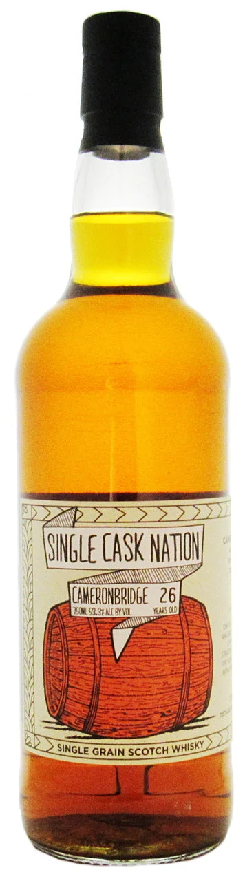 Single Cask Nation Cameronbridge 26 años Whisky escocés de grano único