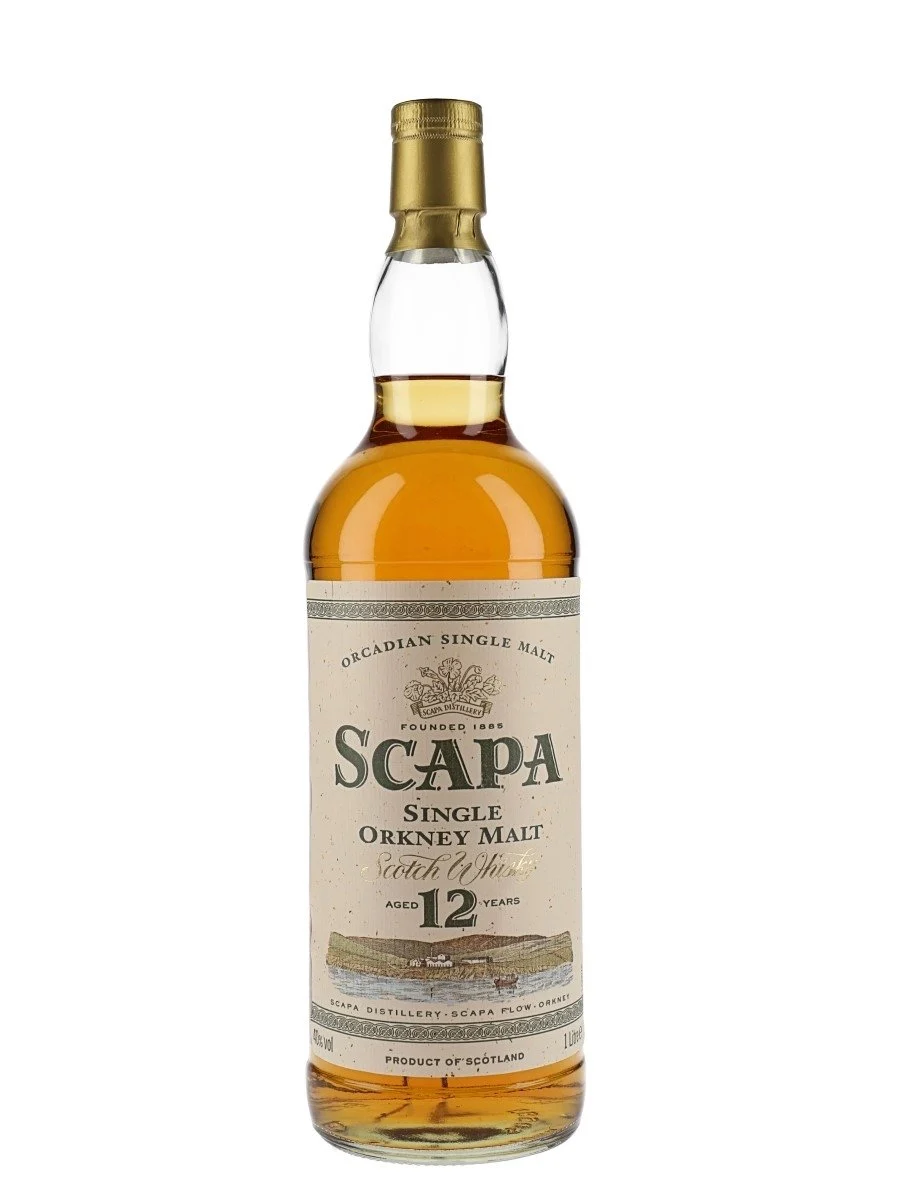 Scapa 12 Year Old Bot.1990s Island Single Malt Scotch Whisky | 1L