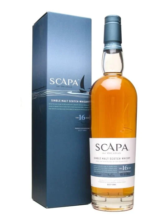 Scapa 16 Year Old Island Single Malt Scotch Whisky | 700ML - Whiskey