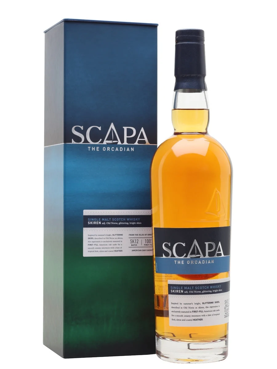 Scapa Skiren Island Single Malt Scotch Whisky | 700ML - Whiskey