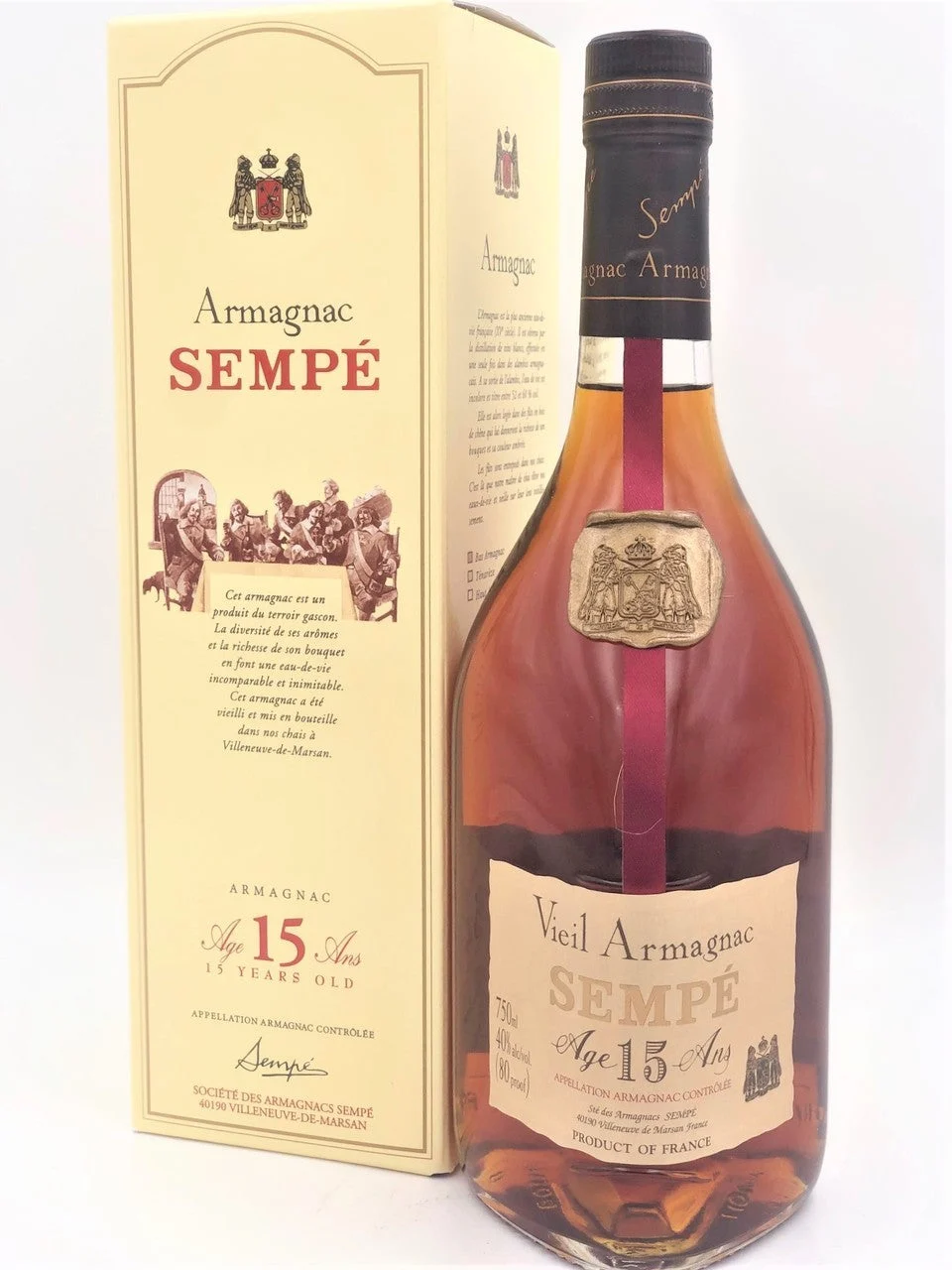 Sempé 15 Year Old VSOP Armagnac Liqueur