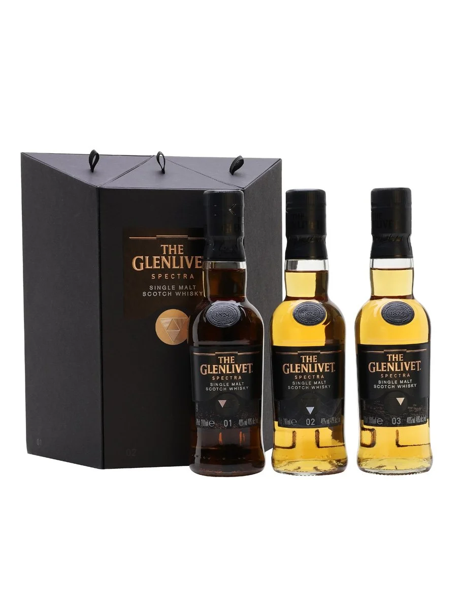 Glenlivet Spectra 3x20cl Speyside Single Malt Scotch Whisky | 600ML - Whiskey