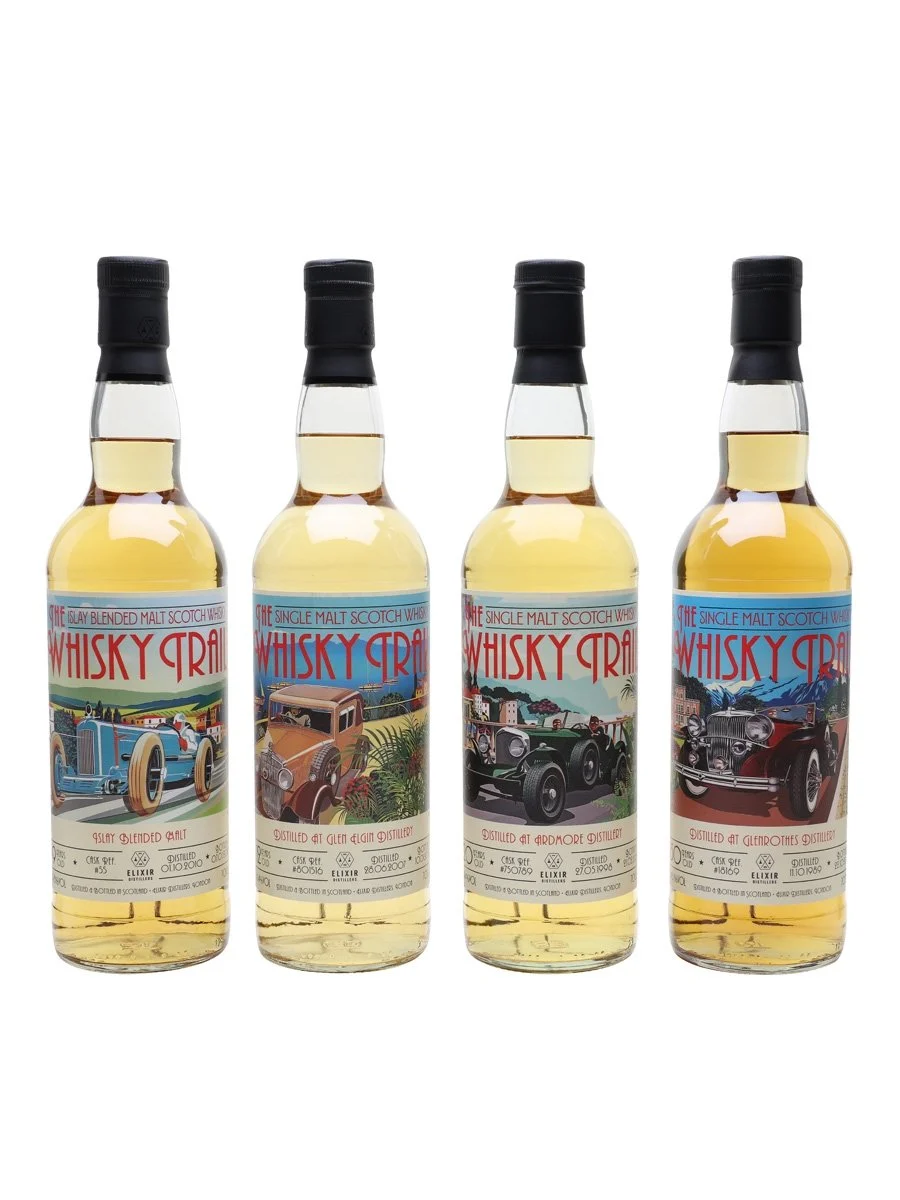 The Whisky Trail Cars Series Set 4 Bottles | 2.8L - Whiskey