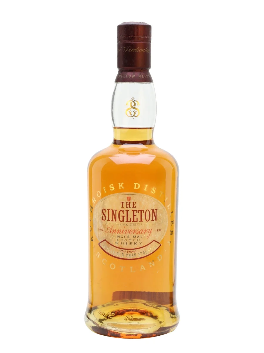 Singleton of Auchroisk 20 Year Old 20th Anniversary Speyside Single Malt Scotch Whisky - Whiskey