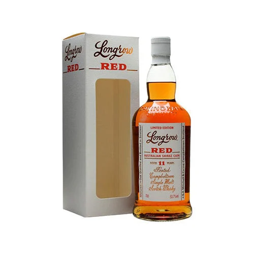 Whisky escocés de malta única con acabado Shiraz turbado Longrow Red de 11 años