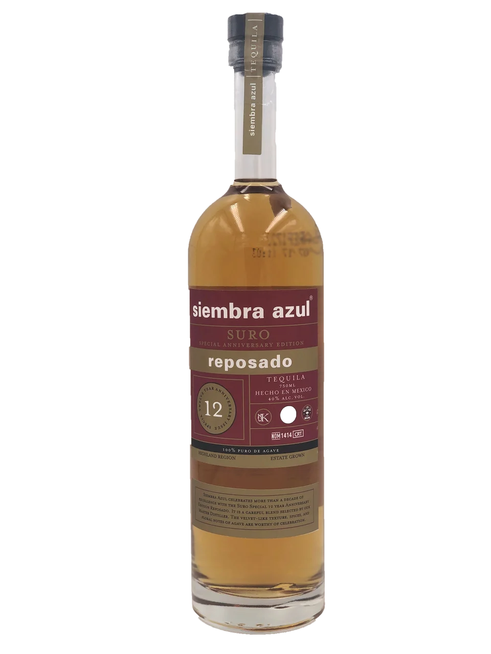 Siembra Azul 12th Anniversary Reposado Tequila