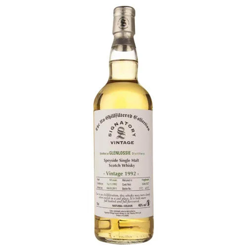Glenlossie 1992 (Embotellado firmante) Whisky escocés Hogshead Single Malt de 19 años