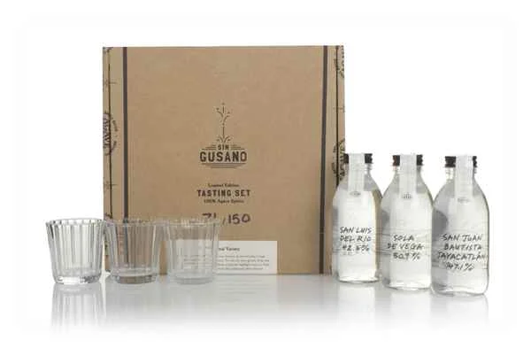 Set de licores de agave Sin Gusano (3 x 15cl) Espíritu mexicano | 450ML