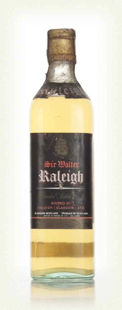 Sir Walter Raleigh - Whisky mezclado de los años 70