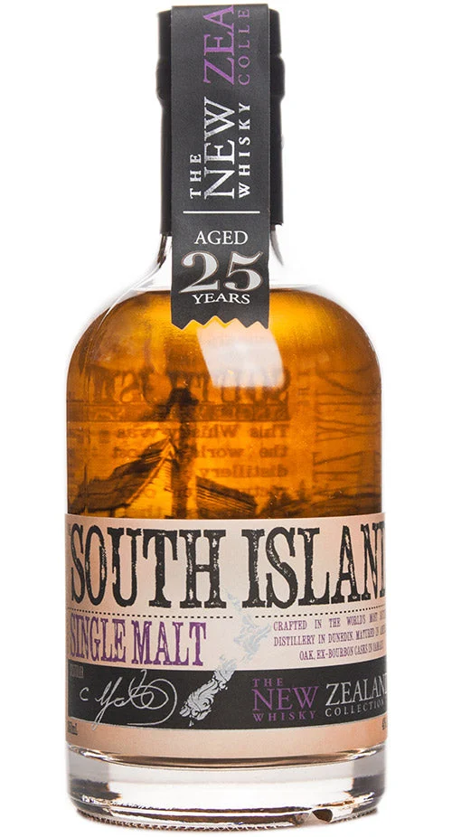 New Zealand South Island 25 Year Old Single Malt Whisky - Whiskey