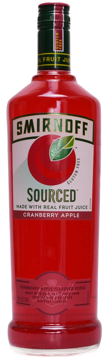 Smirnoff Sourced Cranberry Apple Vodka